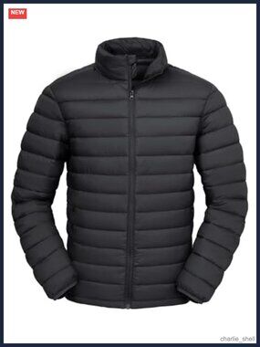 Men's Lightweight Packable Puffer Down Alternative Jacket Quilted Coat